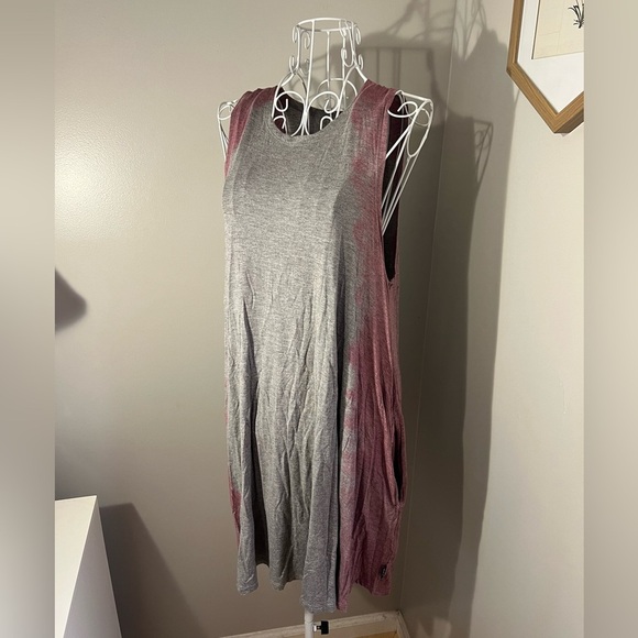RVCA Tank sucker punched dress ombré side size S with pockets t shirt dress - Picture 1 of 4